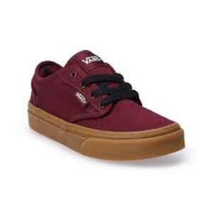 Vans Kids Maroon and Brown Sneakers